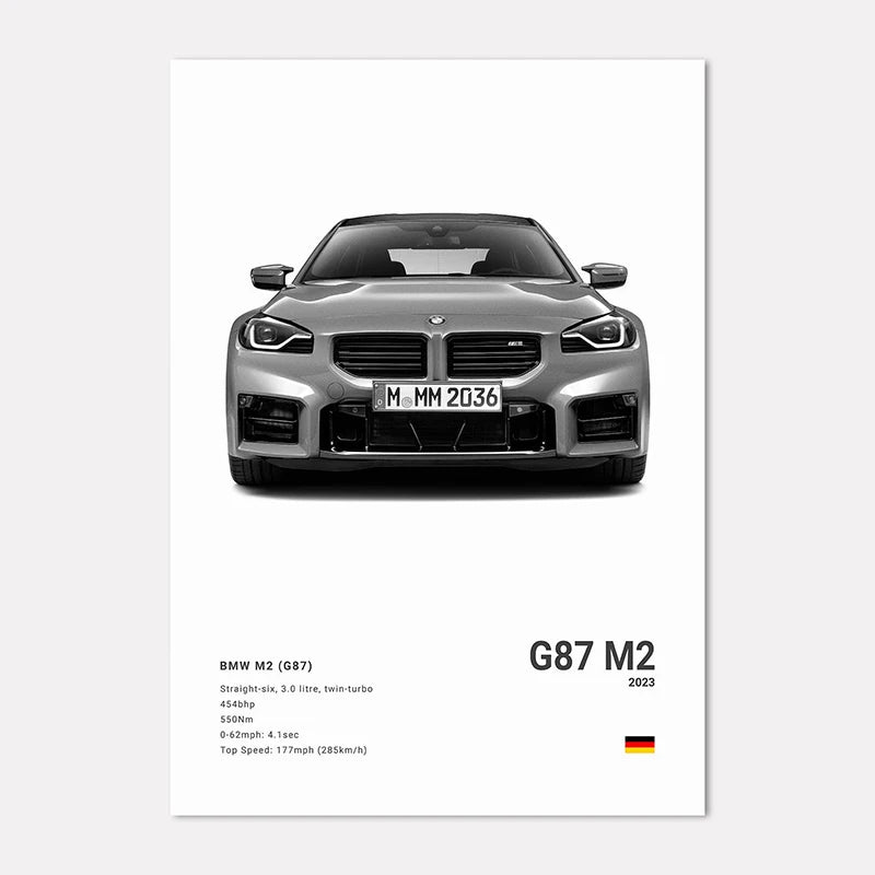 BMW Premium Display Poster 21x30cm