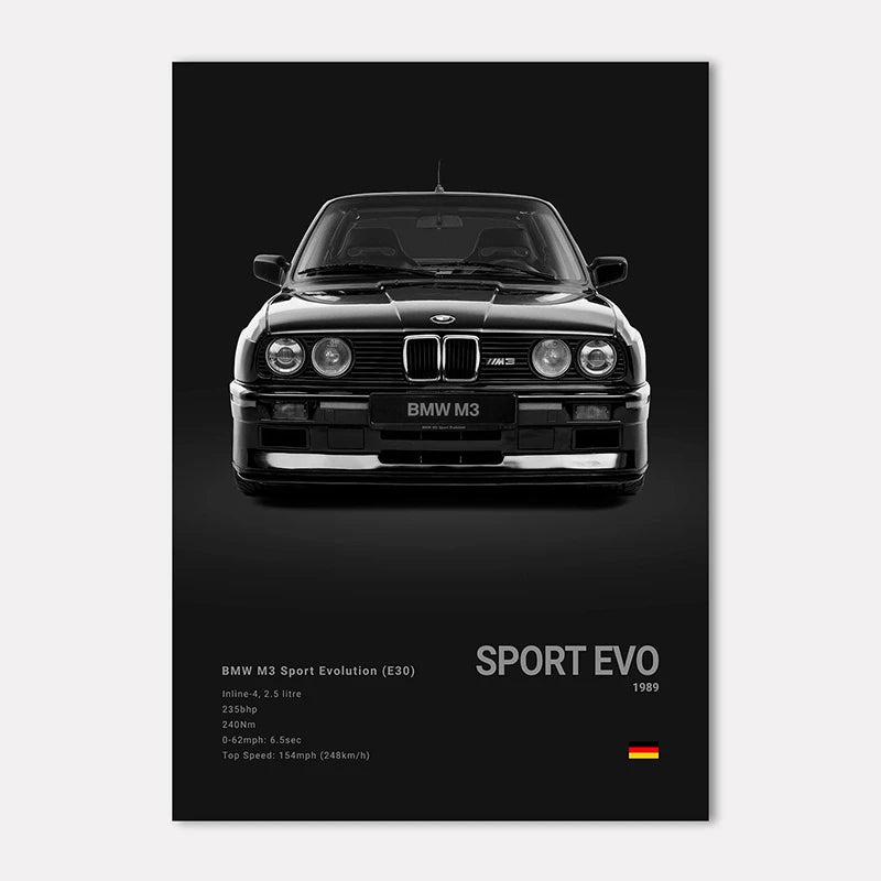 BMW Premium Display Poster 21x30cm