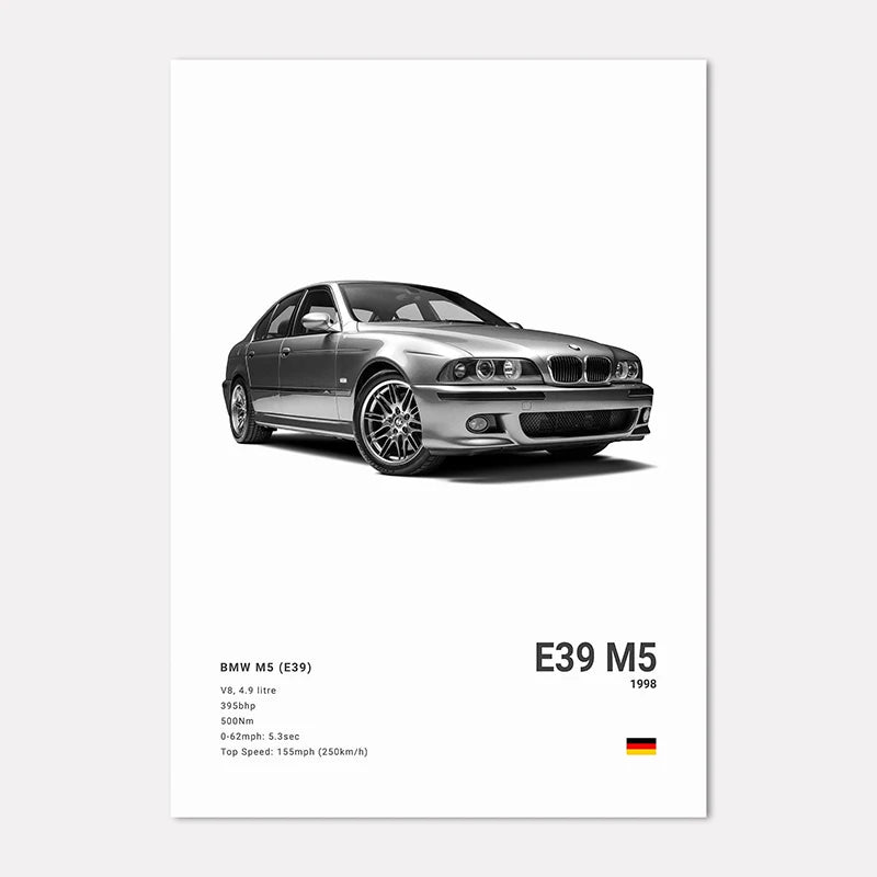 BMW Premium Display Poster 21x30cm