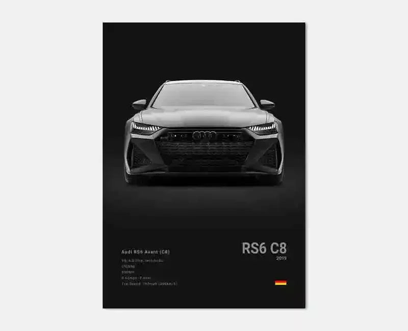 Audi Premium Display Poster 21x30cm