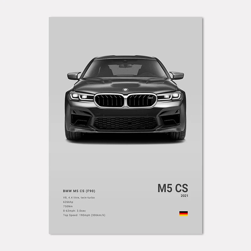 BMW Premium Display Poster 21x30cm