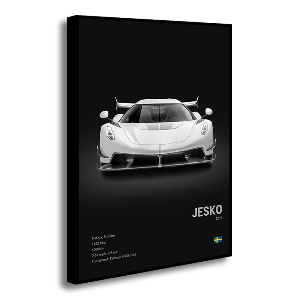 Koenigsegg Premium Display Poster 30x40cm