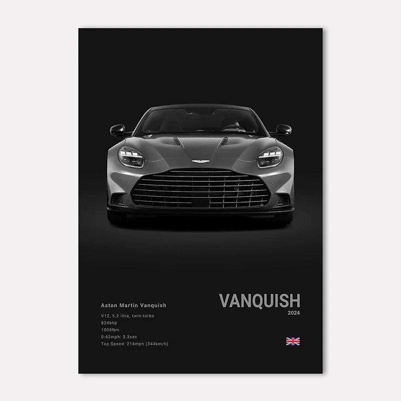 Aston Martin Premium Display Poster 21x30cm