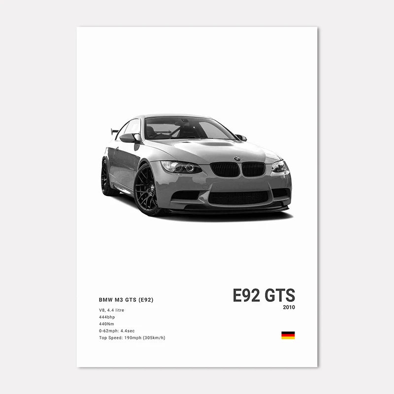 BMW Premium Display Poster 21x30cm