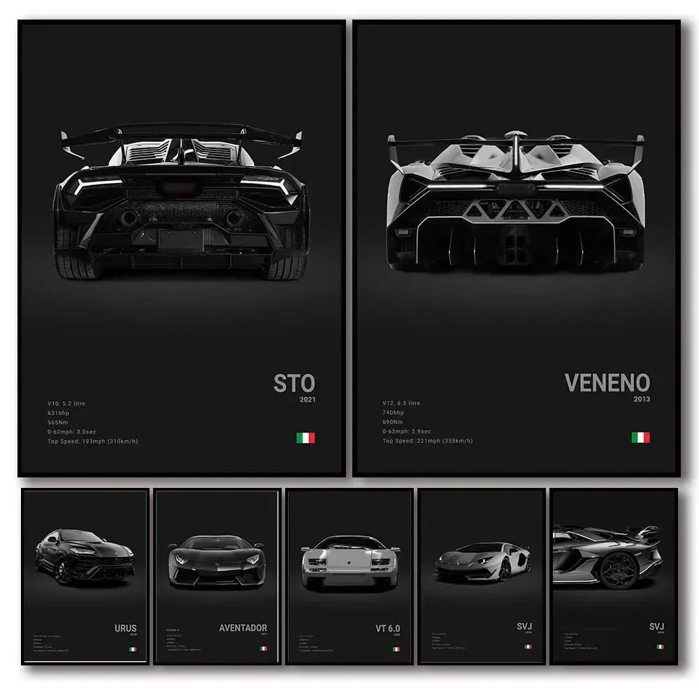 Lamborghini Premium Display Poster 21x30cm