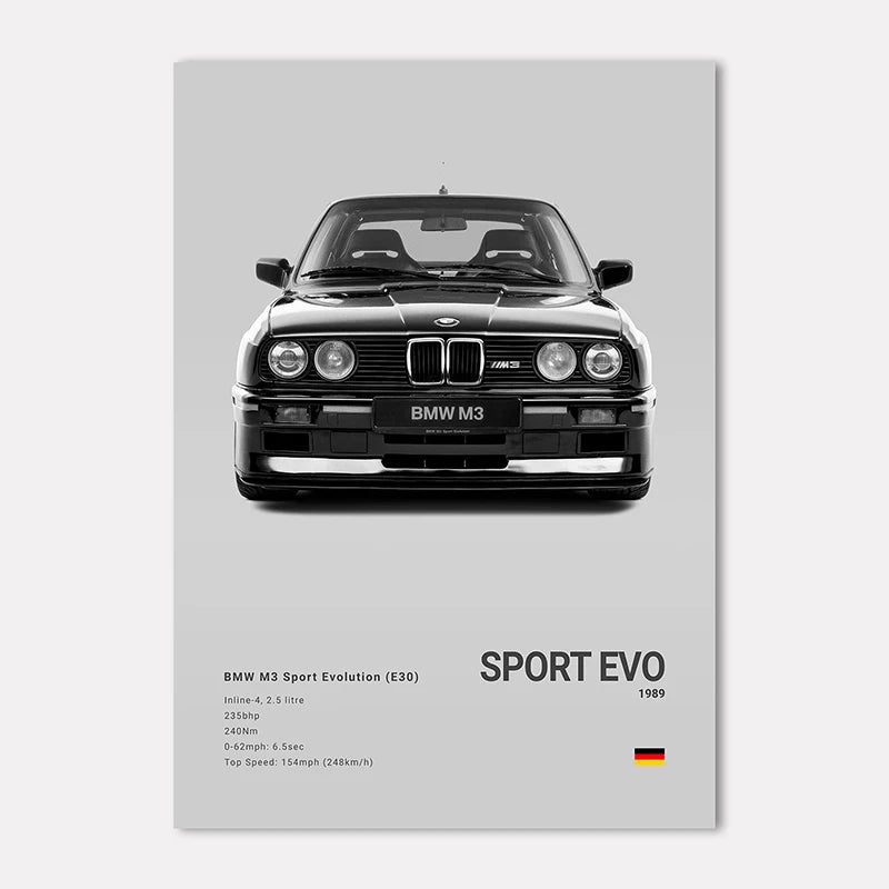 BMW Premium Display Poster 21x30cm
