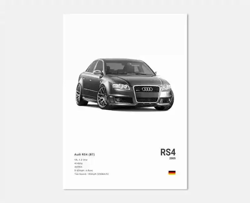 Audi Premium Display Poster 21x30cm