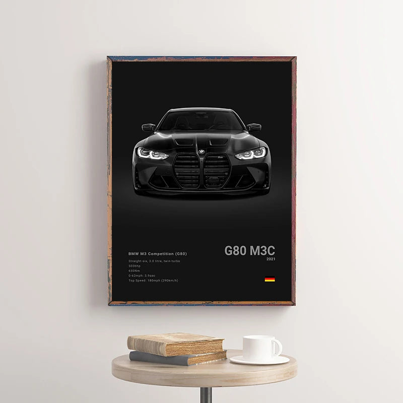 BMW Premium Display Poster 21x30cm
