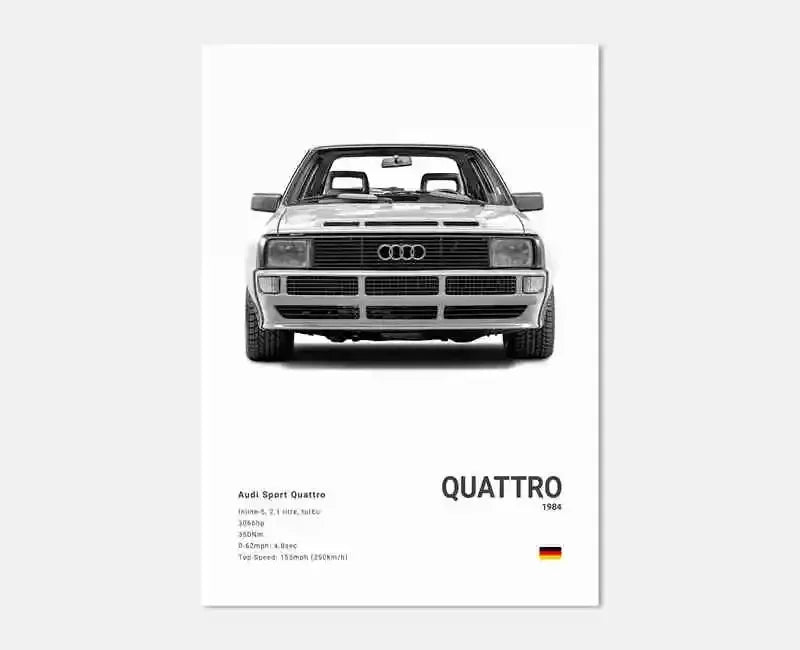 Audi Premium Display Poster 21x30cm