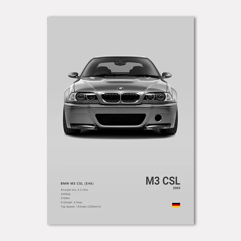 BMW Premium Display Poster 21x30cm
