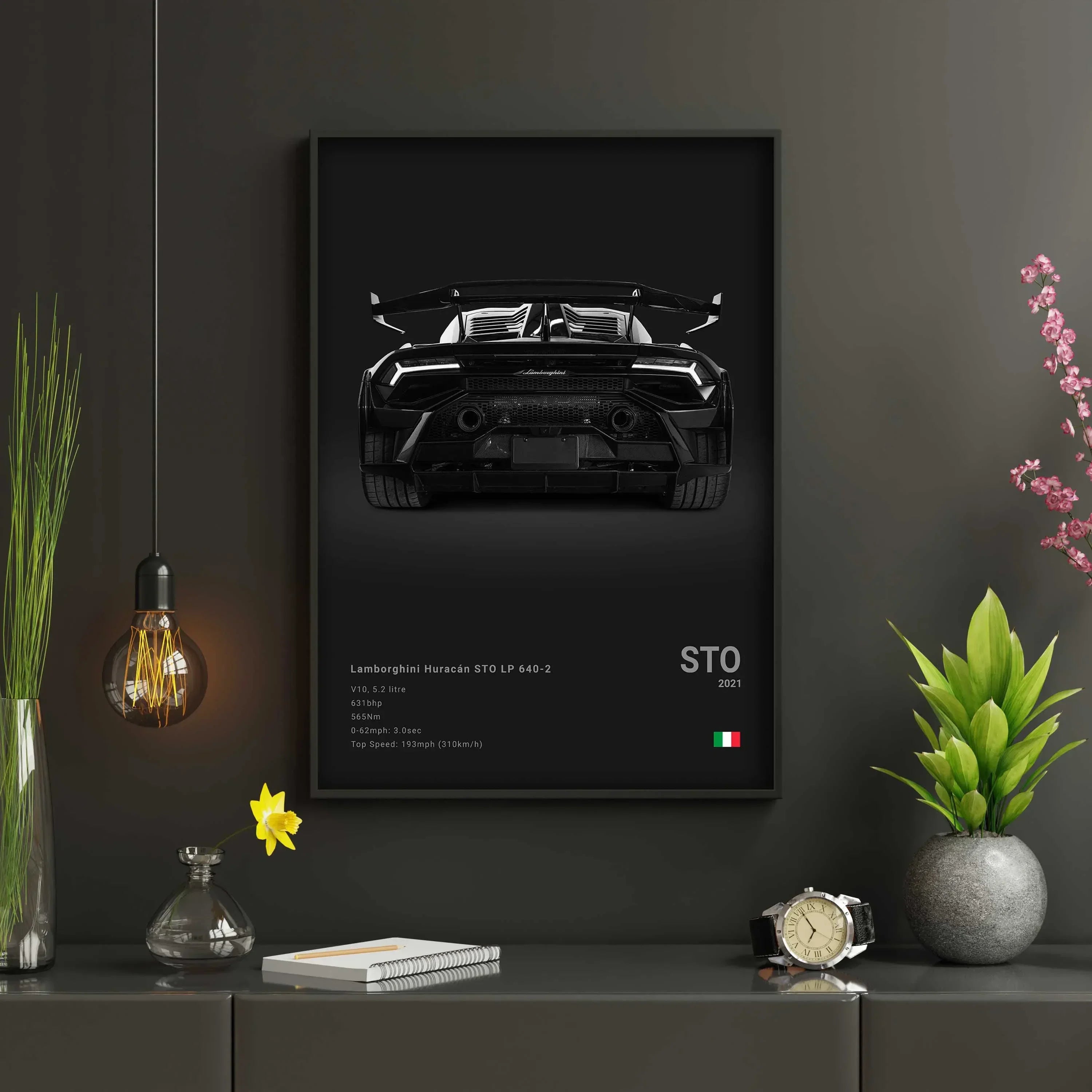 Lamborghini Premium Display Poster 21x30cm