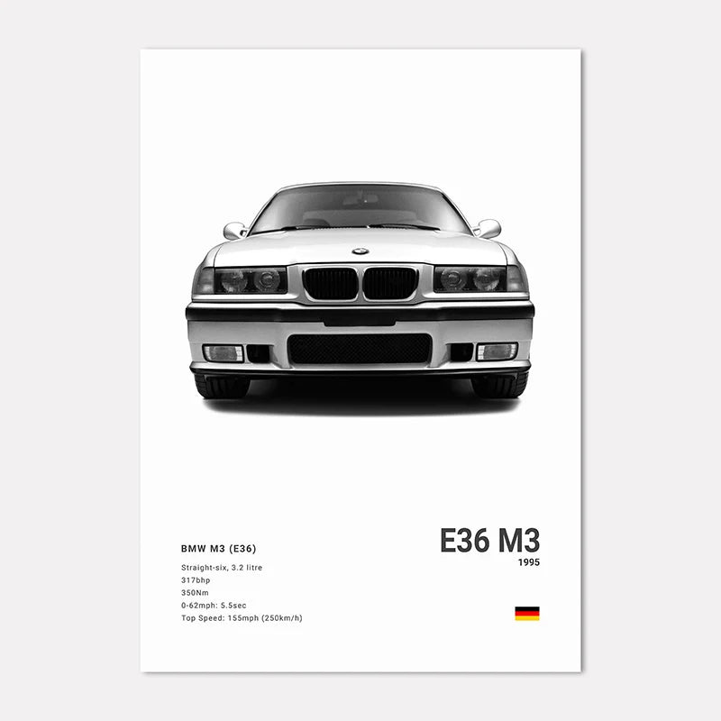 BMW Premium Display Poster 21x30cm