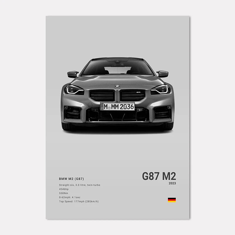 BMW Premium Display Poster 21x30cm