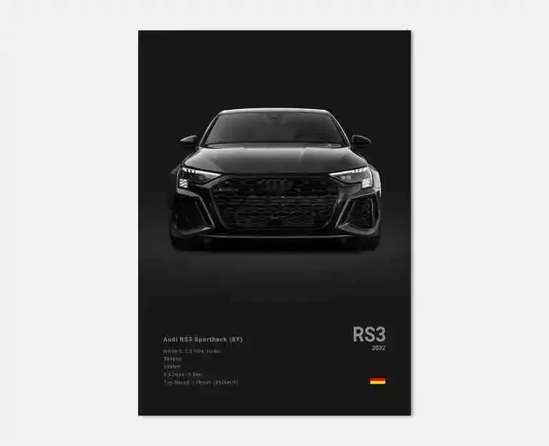 Audi Premium Display Poster 21x30cm