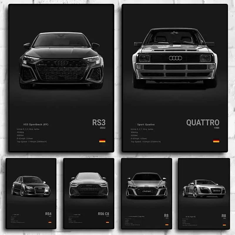 Audi Premium Display Poster 21x30cm
