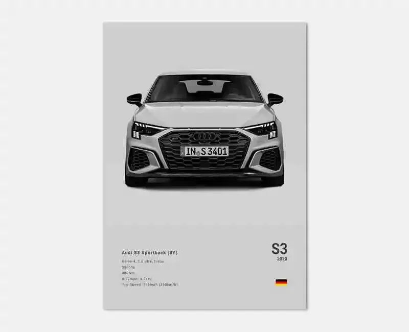 Audi Premium Display Poster 21x30cm