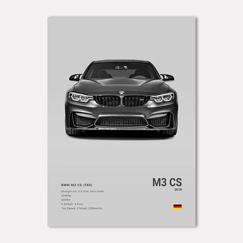 BMW Premium Display Poster 21x30cm