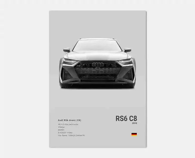 Audi Premium Display Poster 21x30cm