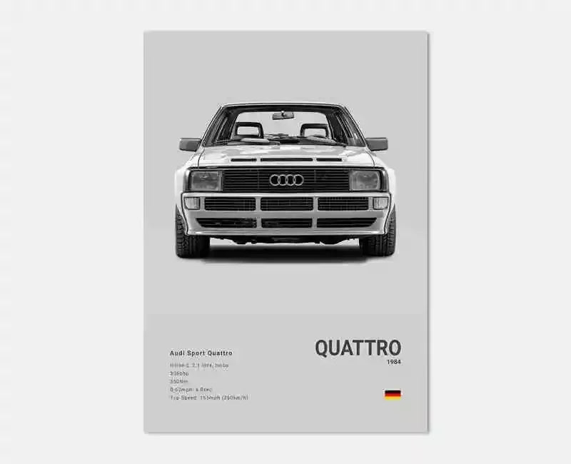 Audi Premium Display Poster 21x30cm