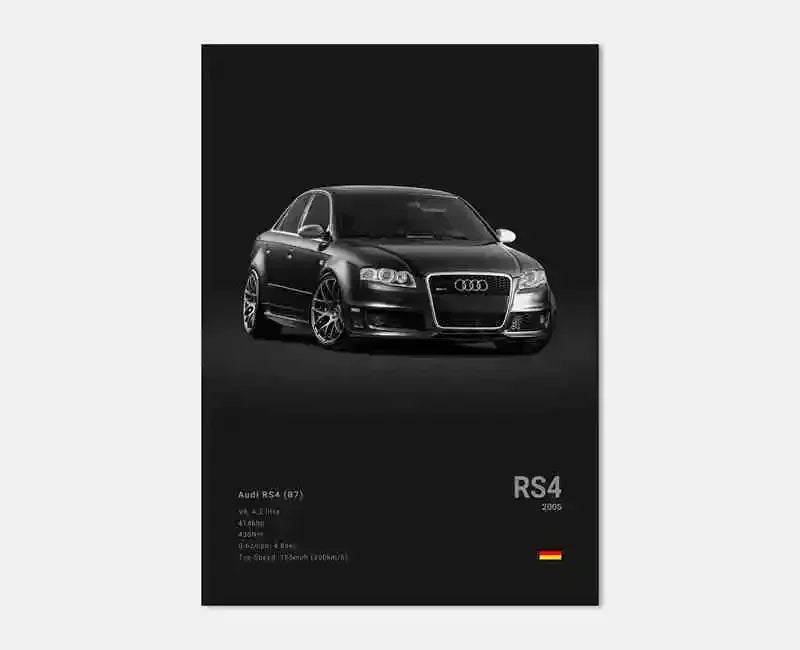 Audi Premium Display Poster 21x30cm
