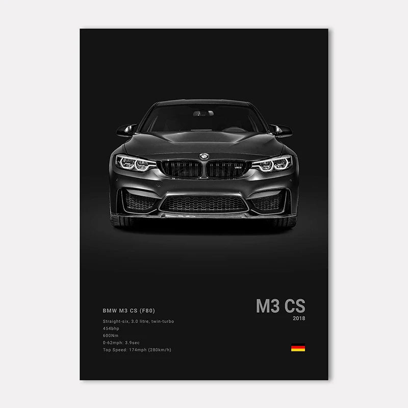 BMW Premium Display Poster 21x30cm