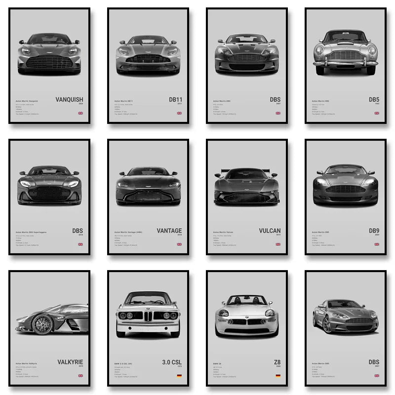 Aston Martin Premium Display Poster 21x30cm