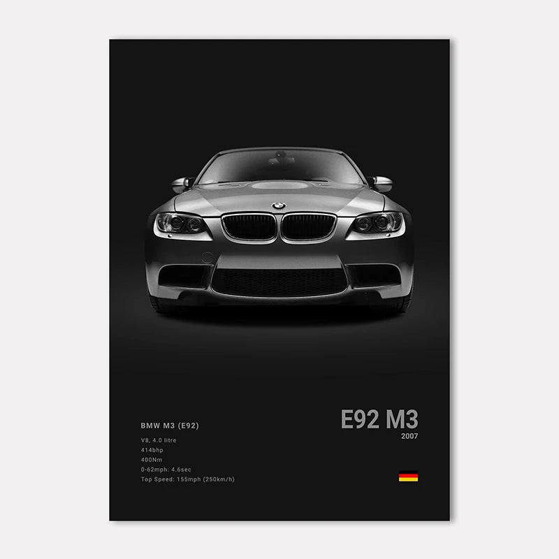 BMW Premium Display Poster 21x30cm