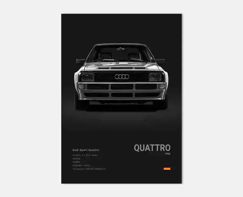 Audi Premium Display Poster 21x30cm