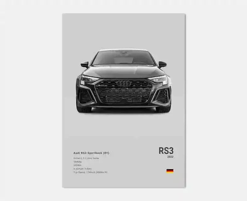 Audi Premium Display Poster 21x30cm