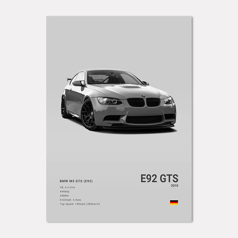 BMW Premium Display Poster 21x30cm