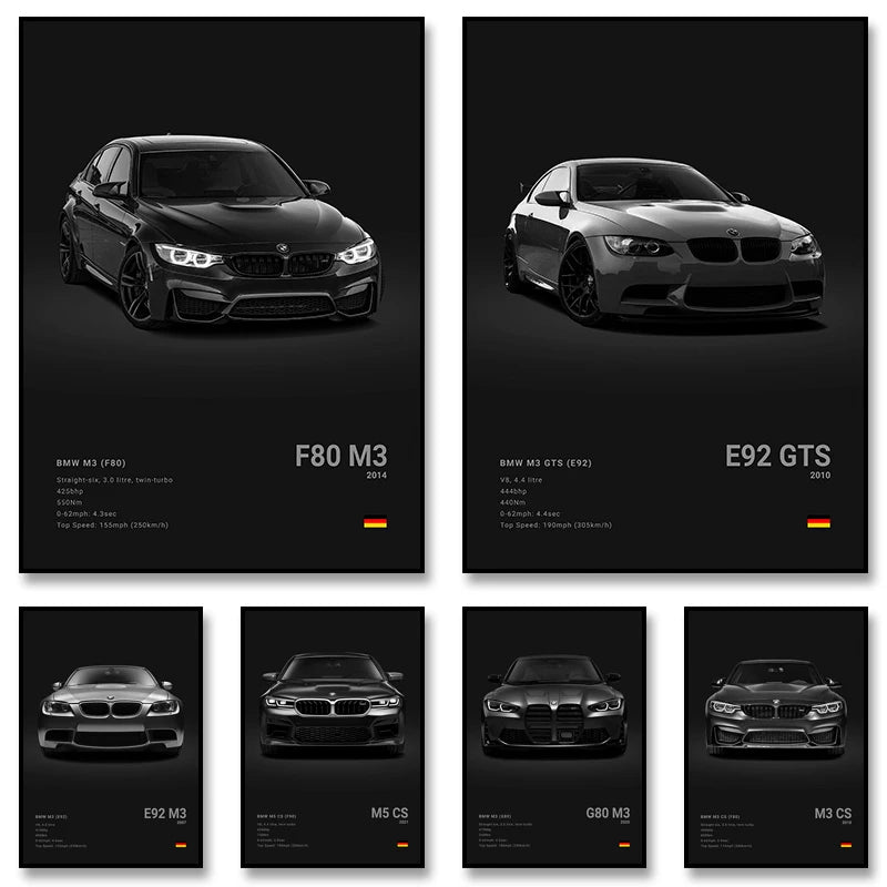BMW Premium Display Poster 21x30cm