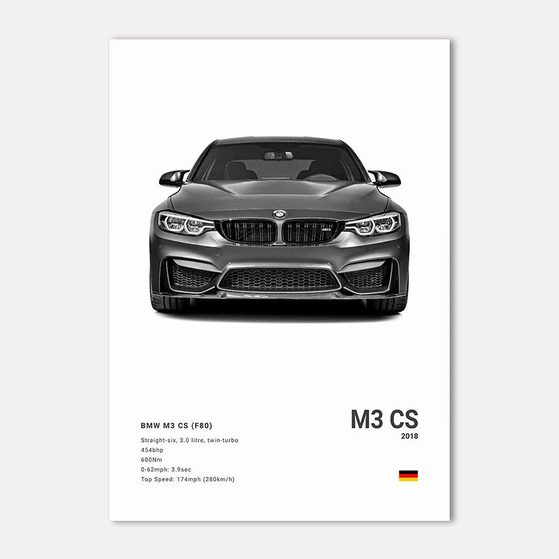 BMW Premium Display Poster 21x30cm