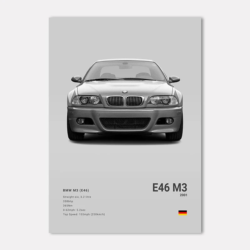 BMW Premium Display Poster 21x30cm