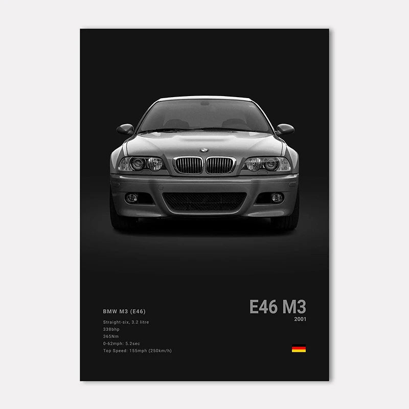 BMW Premium Display Poster 21x30cm