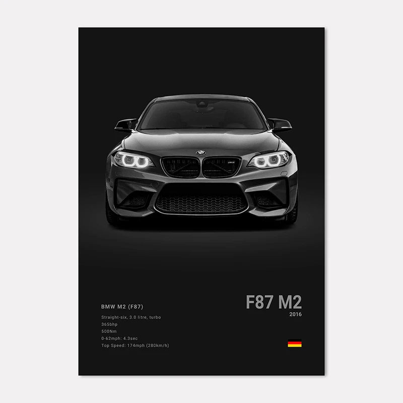 BMW Premium Display Poster 21x30cm