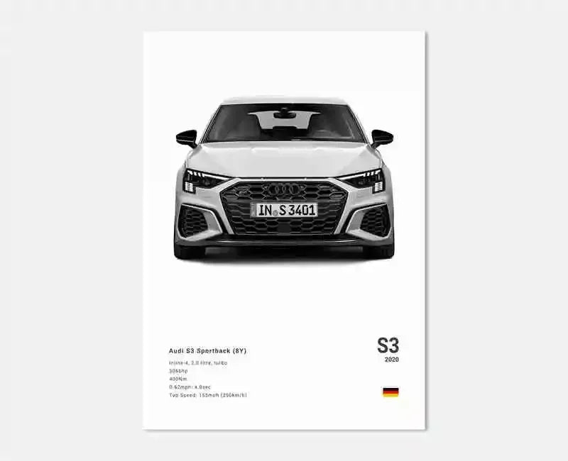 Audi Premium Display Poster 21x30cm