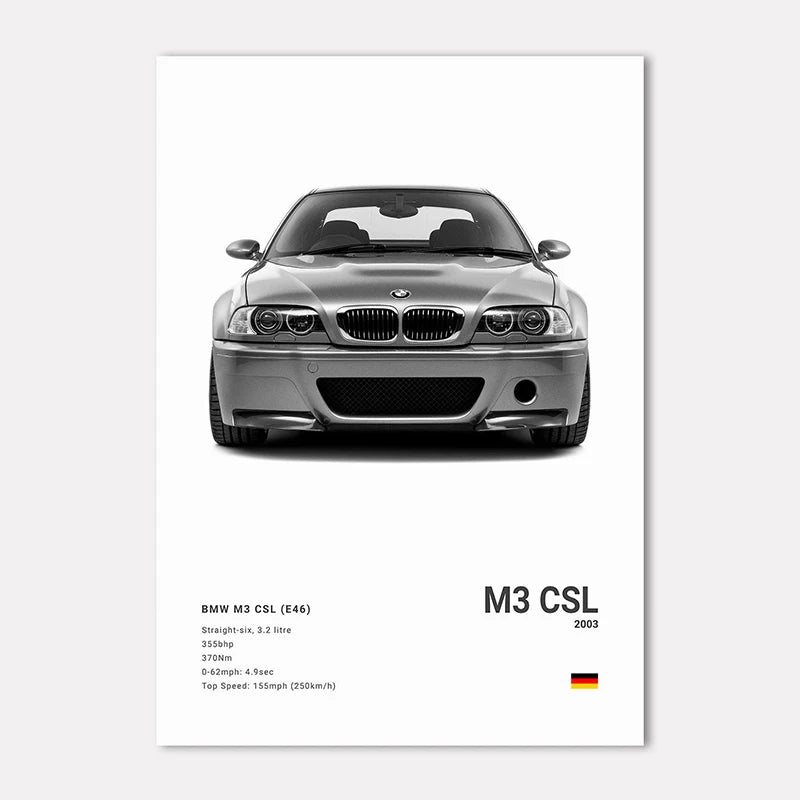 BMW Premium Display Poster 21x30cm