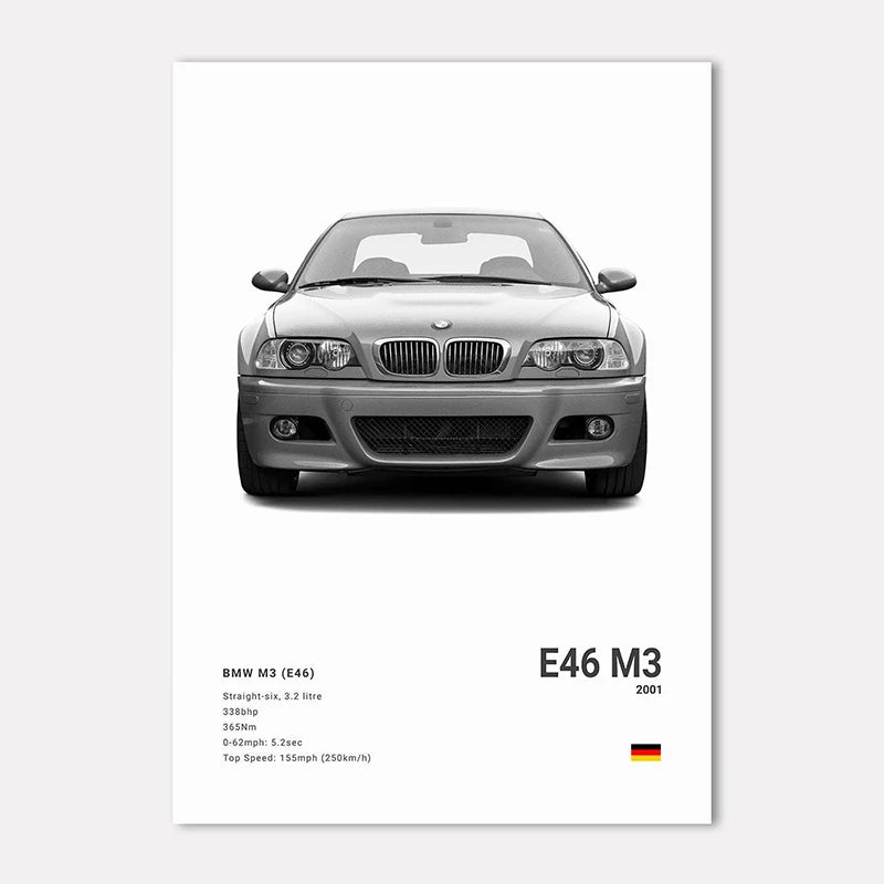 BMW Premium Display Poster 21x30cm