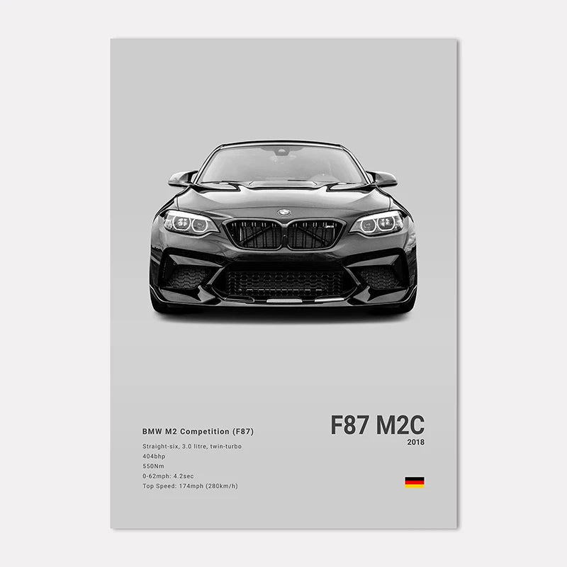 BMW Premium Display Poster 21x30cm