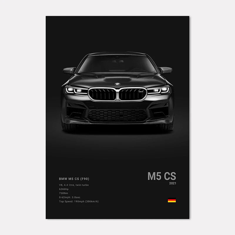 BMW Premium Display Poster 21x30cm