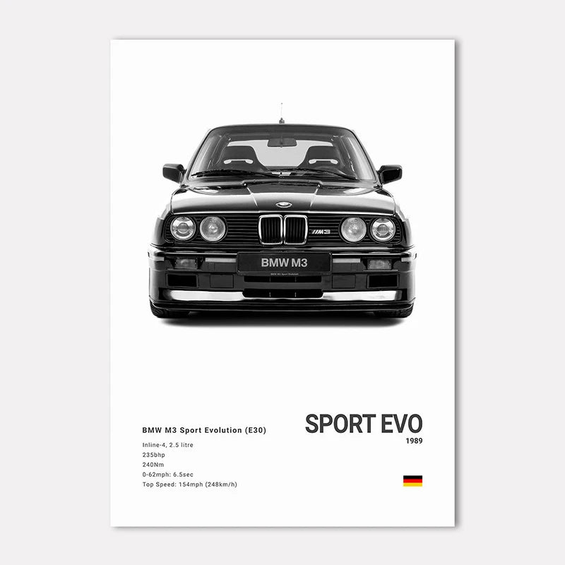 BMW Premium Display Poster 21x30cm