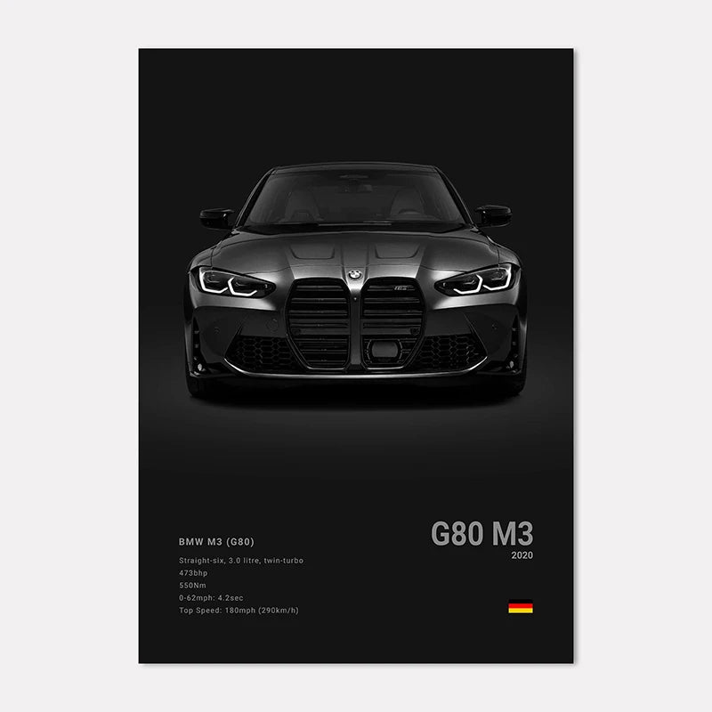 BMW Premium Display Poster 21x30cm