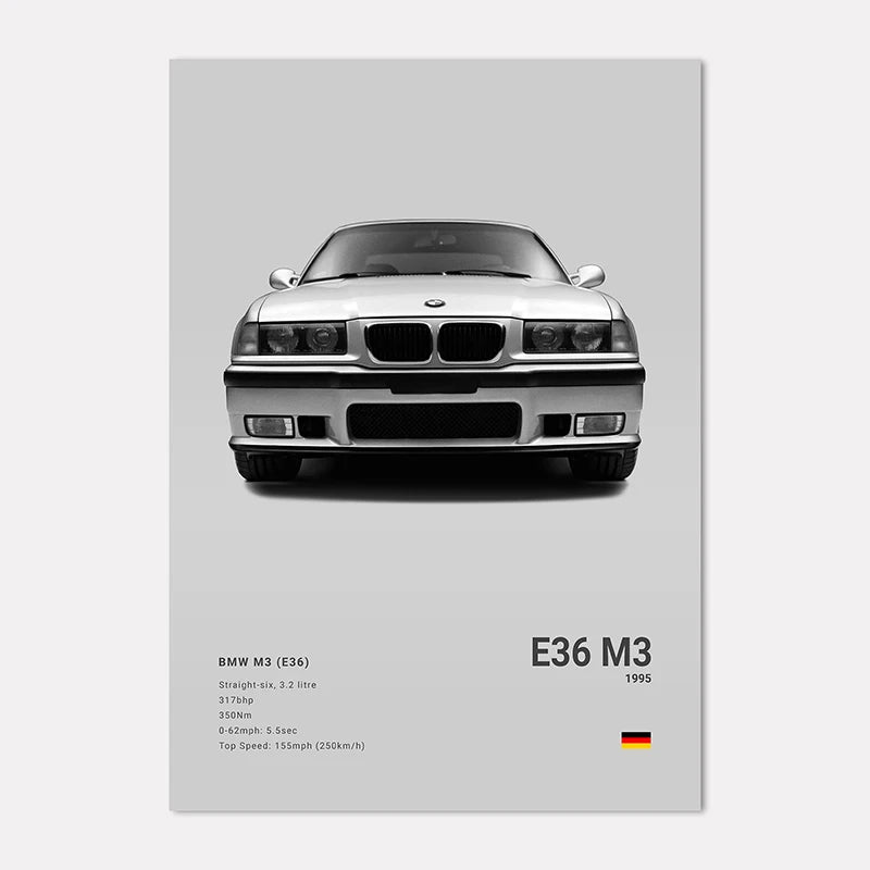 BMW Premium Display Poster 21x30cm