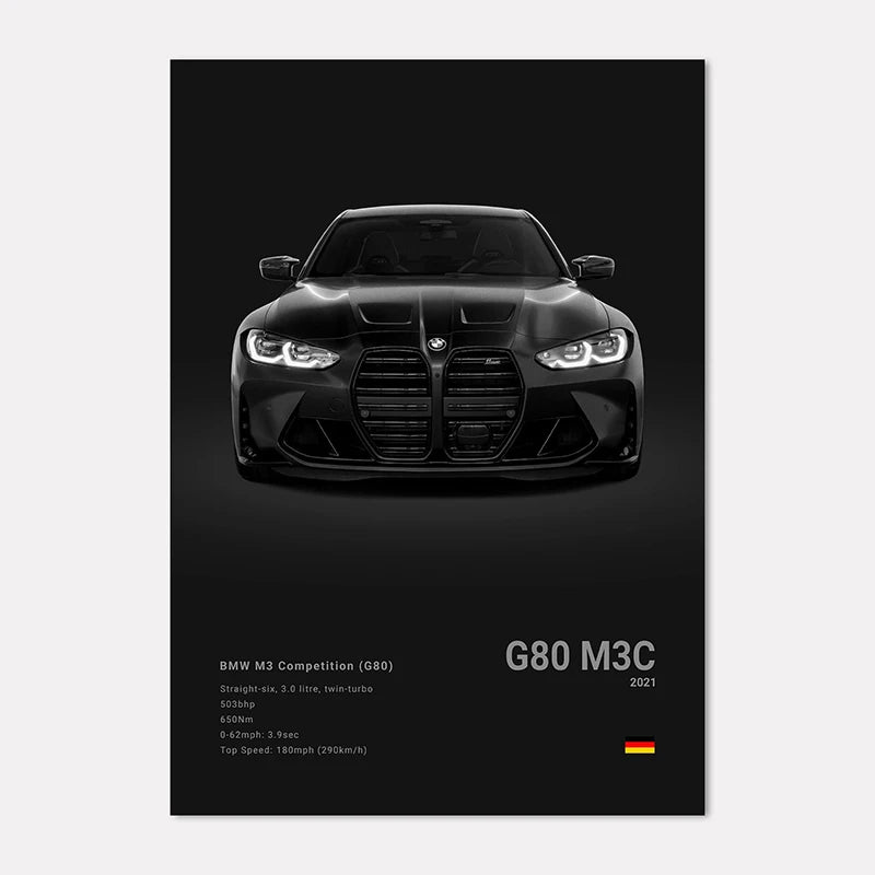 BMW Premium Display Poster 21x30cm