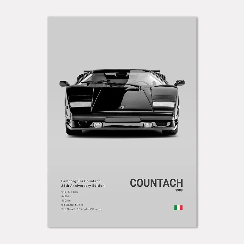 Lamborghini Premium Display Poster 21x30cm