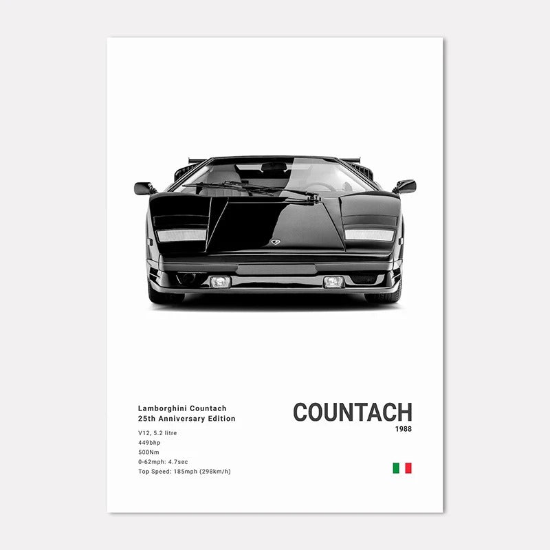 Lamborghini Premium Display Poster 21x30cm