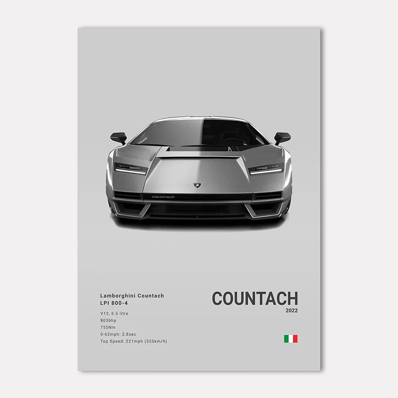 Lamborghini Premium Display Poster 21x30cm