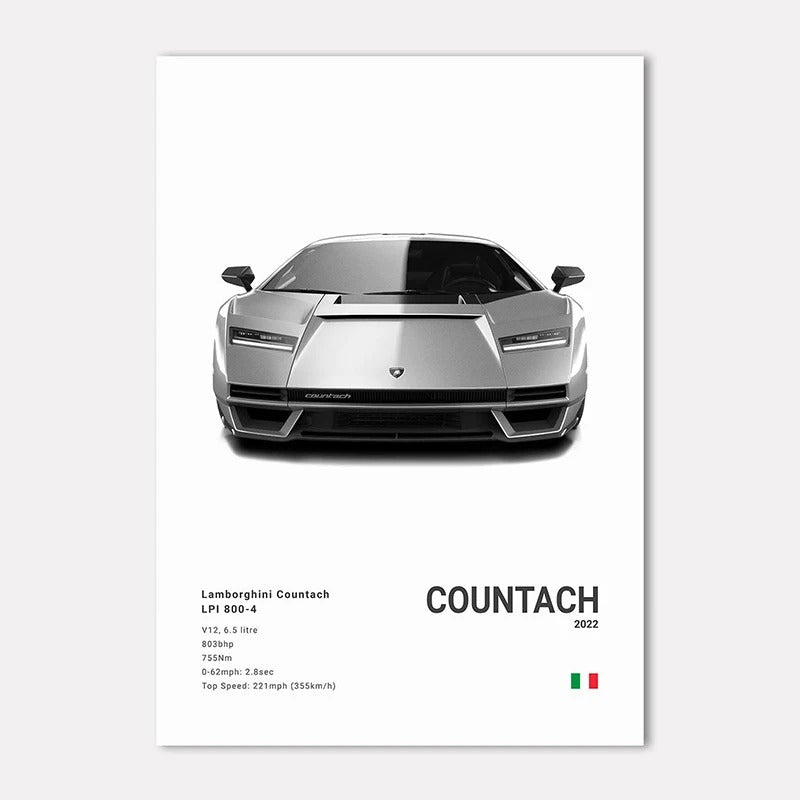 Lamborghini Premium Display Poster 21x30cm