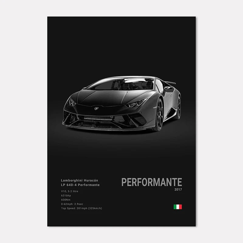 Lamborghini Premium Display Poster 21x30cm
