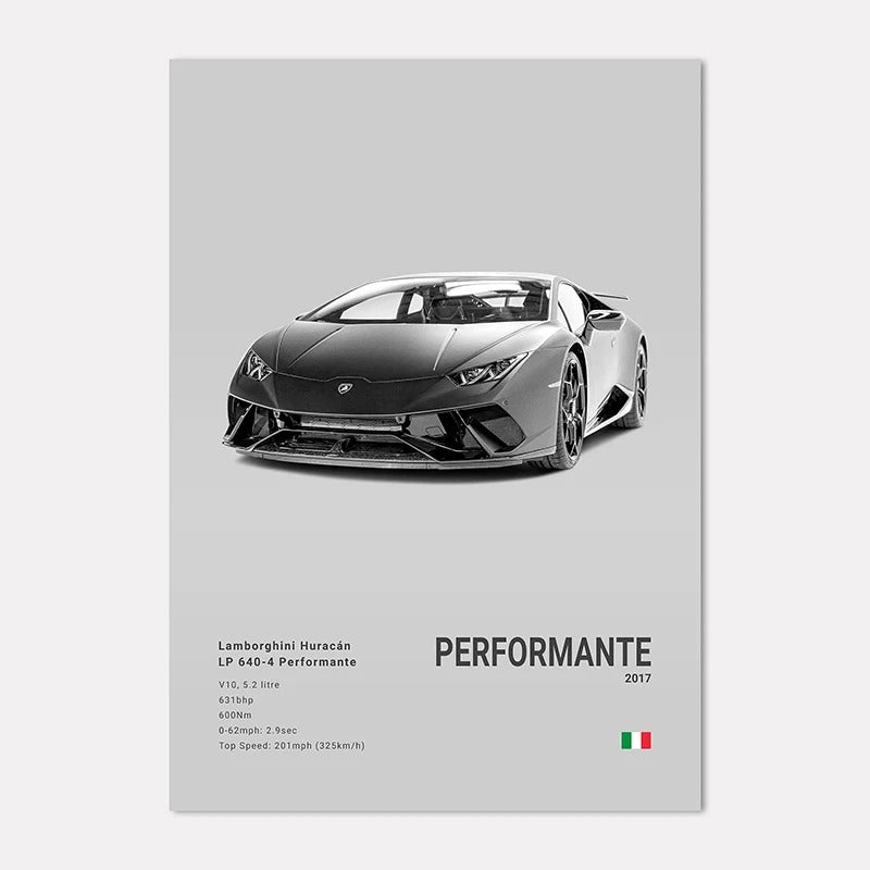 Lamborghini Premium Display Poster 21x30cm